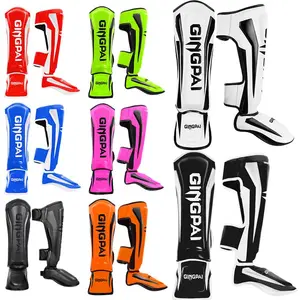 Fighting Shin Guard, 1 Pair Professional Fighting Shin Guard, Martial Arts Shin Guard for Teen & Adult, Protective Gear for Fighting, Muay Thai