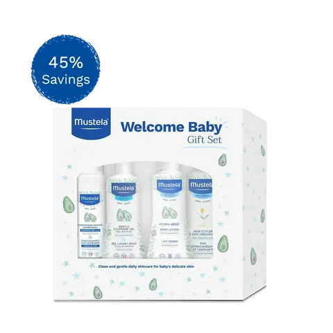 Welcome baby gift set