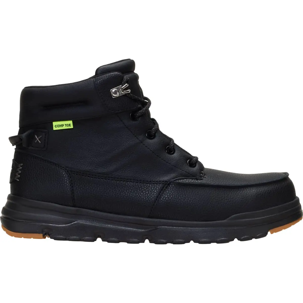HEYDUDE Bradley Work CT Leather - Men's Comfortable Slip-on Boots for Work HEYDUDE Bradley Work CT Leather - Men's Comfortable Slip-on Boots for Work