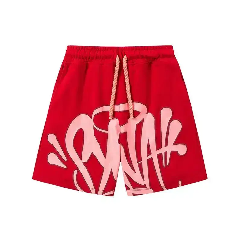 2025 new hip hop style foam letter print short men s summer fashion casual sports shorts trend Graffiti Jeans Streetwear gym outfits Womenswear Bottom