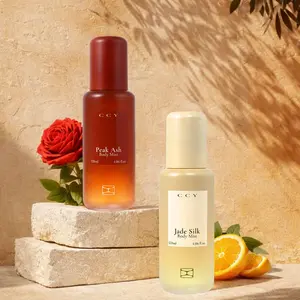 CCY Body Mist stack (Jade Silk + Peak Ash) 120ml Each – Valentine’s Day Gift for Her, Sweet Gourmand + Rose Jasmine Amber Floral Woody Scents, Alcohol-Free Lightweight Long-Lasting Mist for Travel & Daily Use