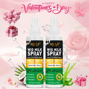 Wig Milk Spray Wig Spray for Synthetic Hair, Leave-In Conditioner Spray for Hair Wigs, Conditioner ＆ Detangler 2 in 1 Moisturize Spray, Hydrates & Replenishes Synthetic Wigs Easy Combing (3.4 fl oz)