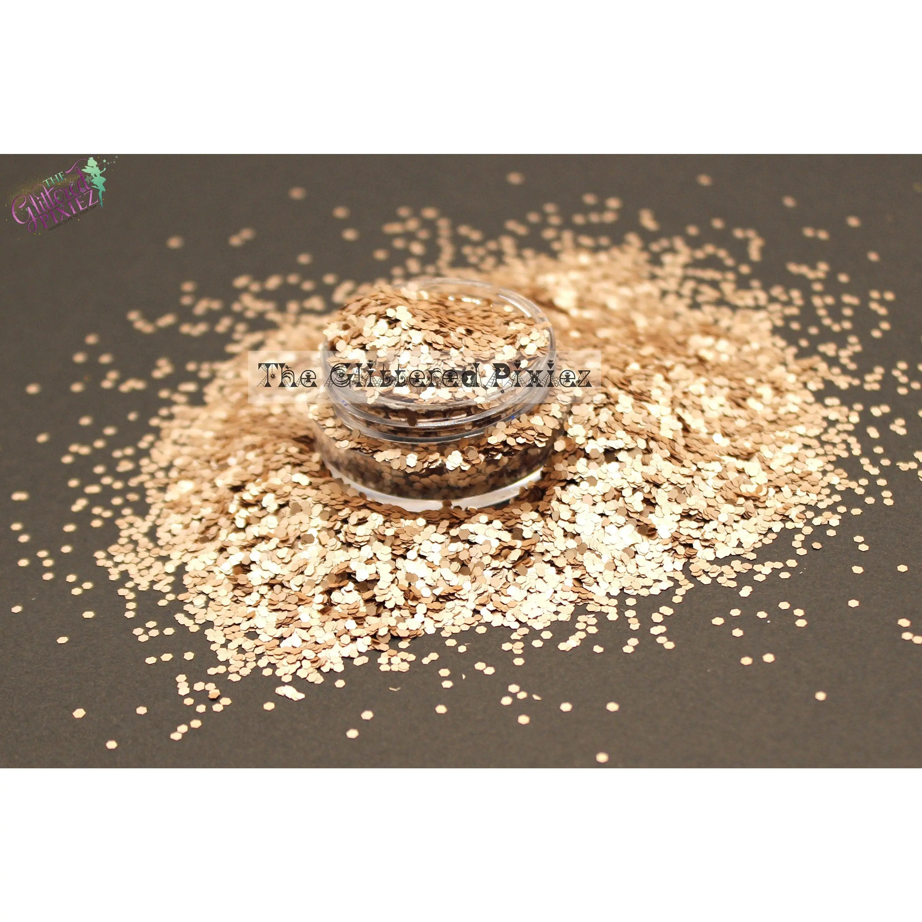 Sandy Beach 1mm Glitter! Beige tan colored glitter