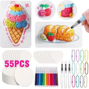 Magic Foam Texture Painting Set, Magic Fluffy Paint Kit, DIY Art Supplies and Creative Gift, 1set, Ideal for Artists and Creatives