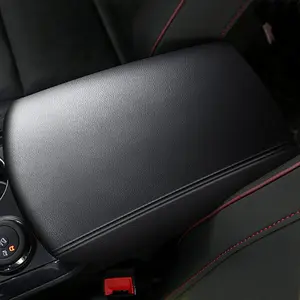 Car Armrest Pad for 2011-2019 Mid-Size SUVs, Artificial Leather Waterproof Car Interior Accessory, Tool-Free Easy Installation Console Cover, Snug Fit, Wear-Resistant Black Interior Guard, Accessories For Car