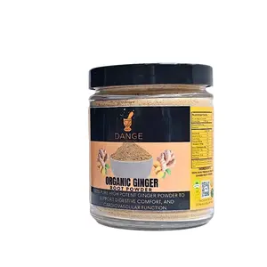 DANGE Premium Raw Organic ginger Root Powder | for tea, seasoning,  spice,  smoothies, and cooking.
