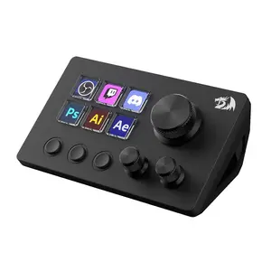 Redragon SS551 Stream Station - All-in-One Macro Pad, LCD Keys & Dials, Stream Station for Content Creators, Streaming, Gaming - PC & Mac Compatible