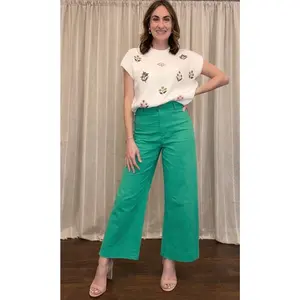 High Rise Wide Leg Pant