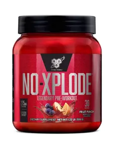 BSN N.O. Xplode Pre-Workout Supplement with Creatine, Beta-Alanine, and Energy
