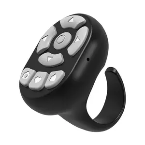 Wireless Remote Control Ring, Selfie Video Controller for Phone, Automatic Page Turner, Mobile Remote Control, Selfie Accessories,