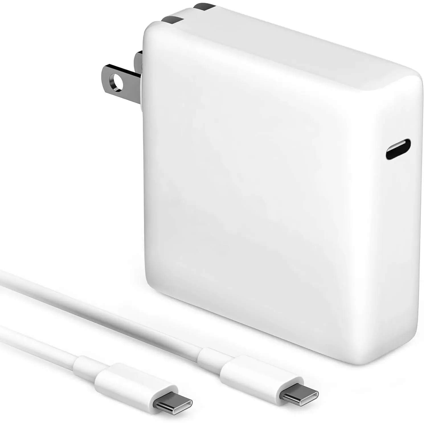 Charger for MacBook Pro 61W USB C Power Adapter for MacBook Pro/Air 13/14 Inch, Power Adapter with Type C Power Cord Supply