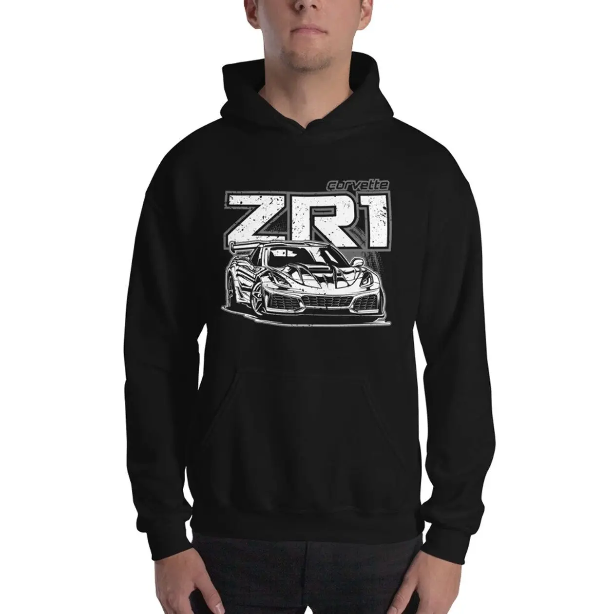 New Corvette ZR1 Men's Unisex T-Shirt Sweatshirt Hoodie, Classic Car Enthusiast and Fans Gift