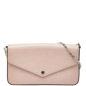 Pre-owned Louis Vuitton 1 Shoulder Bags Pochette Felicie Leather Shoulder Bag GZ