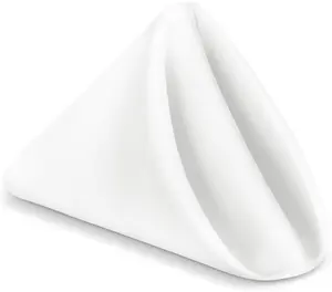 Utopia Home 24 Pack Cloth Napkins, 100% Polyester Hemmed Edges, Washable and Reusable Ideal for Parties, Weddings and Dinners