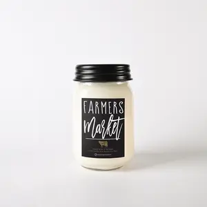 Milkhouse Candle, Farmers Market Candle, Crisp Scent of Vine-Riped Tomato, Patchouli and Warm Fig, Layered with fresh herbs and leafy greens, Home Fragrance, Soy & Beeswax Wax Blend