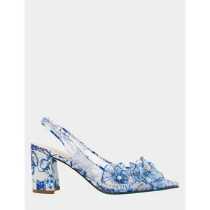 Betsey Johnson PETRA WHITE/BLUE FLORAL