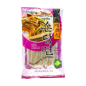 JAYONE Korean Sweet Potato Starch Noodles (Dangmyeon) - 500g Pack | Authentic Japchae Ingredient, Gluten-Free, Vegan