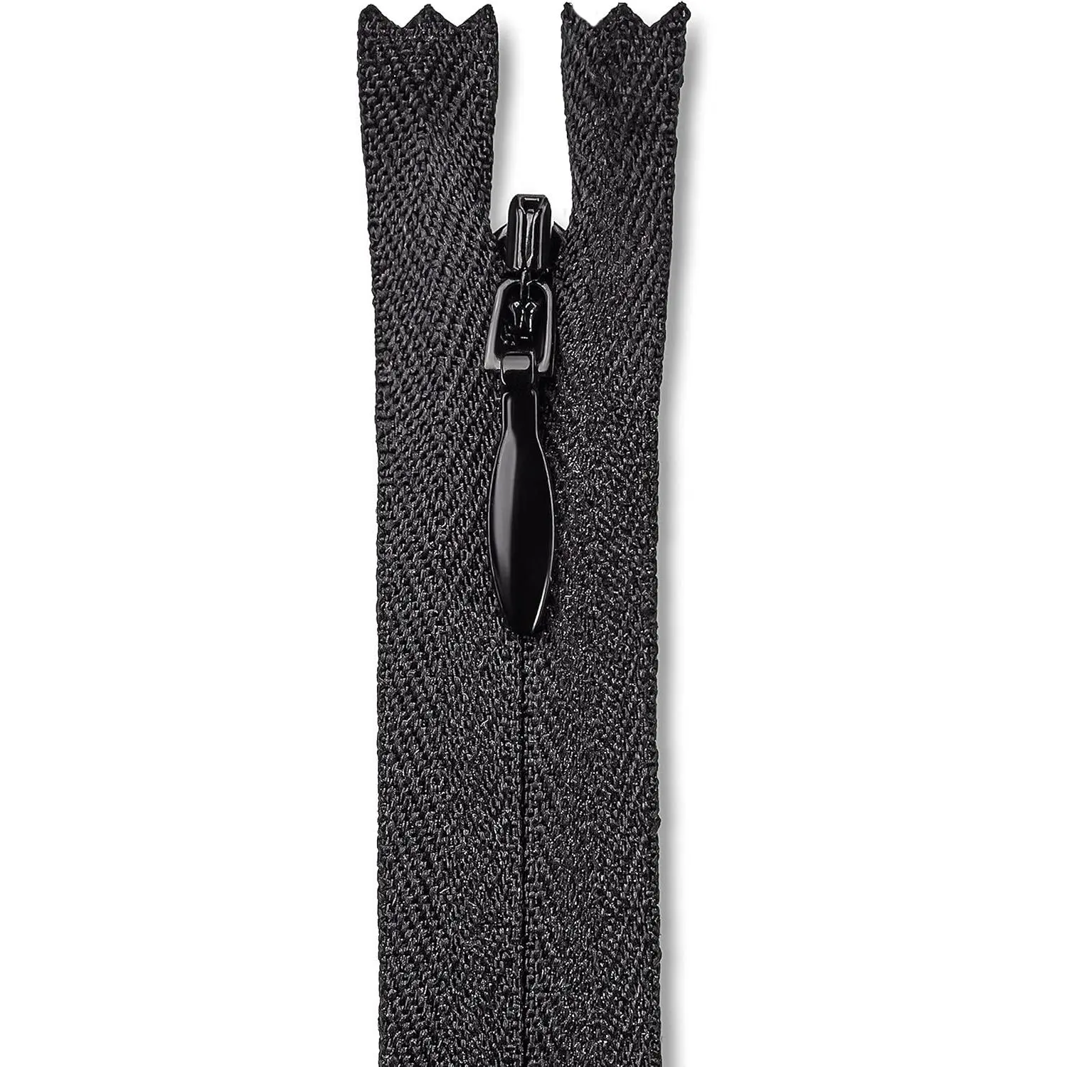 16 inch Invisible Zipper Black Non Separating Zipper Nylon Black Zipper Crafts 16" Zipper for Sewing