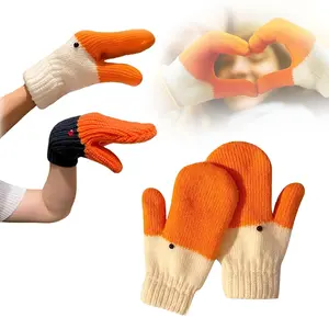 Winter Silly Goose Gloves Fun and Unique Design Suitable For Both Men and Women With Warm Lining A Cute Christmas Gift