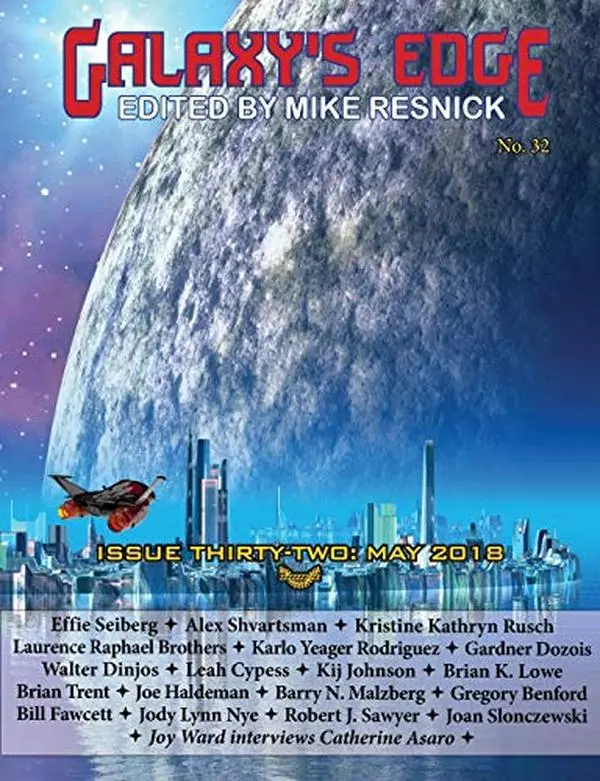 Used Galaxy's Edge Magazine: Issue 32, May 2018 - Joe Haldeman, Gardner Dozois, Kristine Kathryn Rusch - Phoenix Pick Soft Cover English Book (0.45 lbs), 0.45 Pounds, Very Good