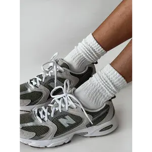 Sama Slouch Sock White