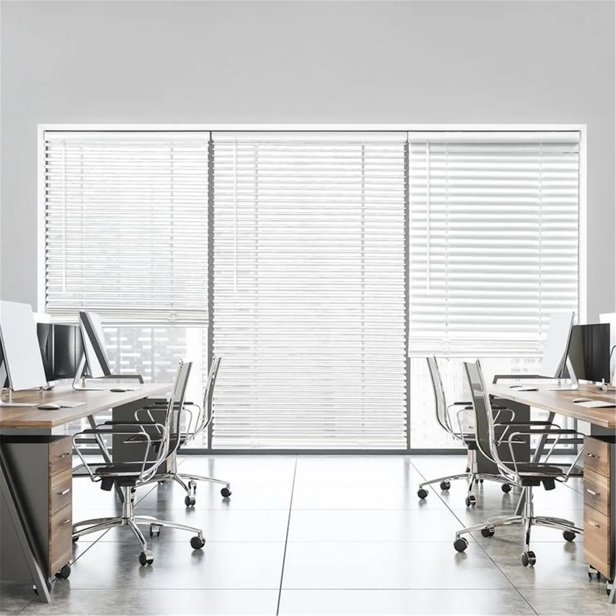 212 MAIN Non-Drill Privacy Blind - 1-in Mini Cordless White Blind, 30x60 in, Eco-Friendly Recycled Material, Durable, Flexible, Sunlight-Filtering, Easy to Maintain, Room Darkening, for Baby Furniture Decoration, Home Use, Non Drill Blinds