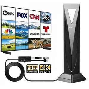 TV Antenna Indoor/Outdoor Long-Range HD Signal Amplifier Newly upgraded for stable signal reception channels Suitable for urban, rural, RV, and other scenarios HD Digital TV Antenna