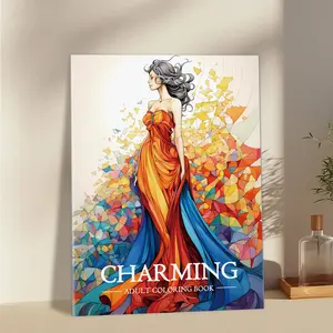 Charming Themes Coloring Book, Diy Painting Supplies, 1 Count A4 Upgraded Thickened 32 Pages Ink-proof Book, Suitable for Leisure Entertainment