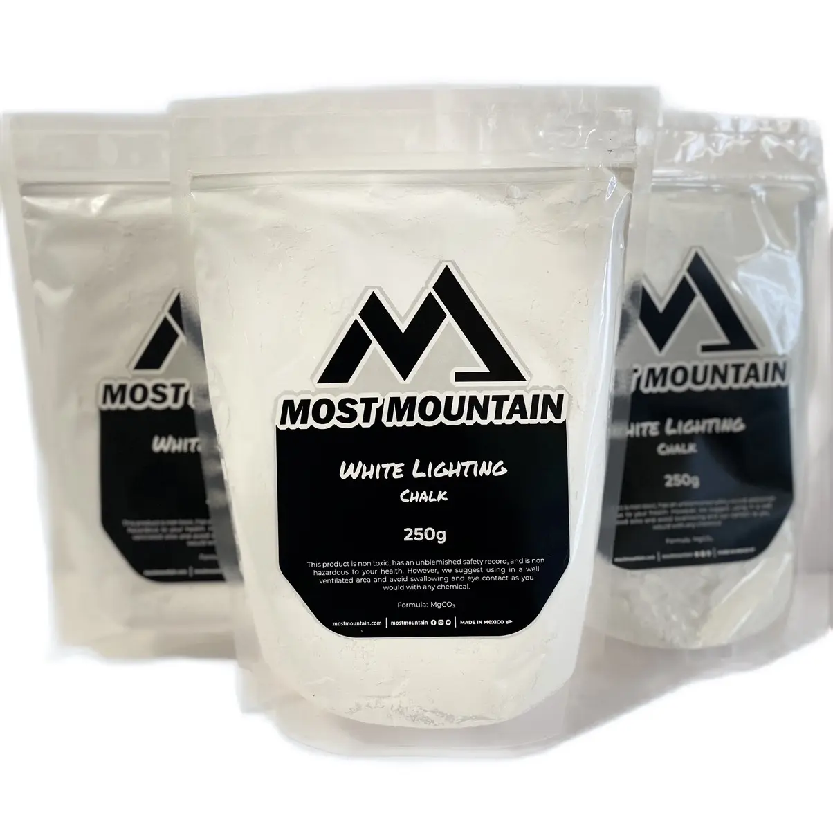 Rock Climbing Chalk Most Mountain White Lightning Chalk - High-Quality Magnesium Carbonate for Better Performance