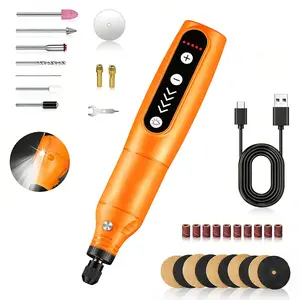 Cordless Rotary Tool, 5 Variable Speed Mini Rotary Tool Kit with 31 Accessories, 3.7V Type-C Charging Power Rotary Tool for Engraving, Sanding, Polishing, Carving, Cutting, DIY Crafts power rotary tool