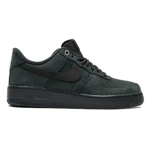 Nike Air Force 1 Low '07 WB Triple Black Nubuck  CJ9179-001 Men's Fashion Sneaker New