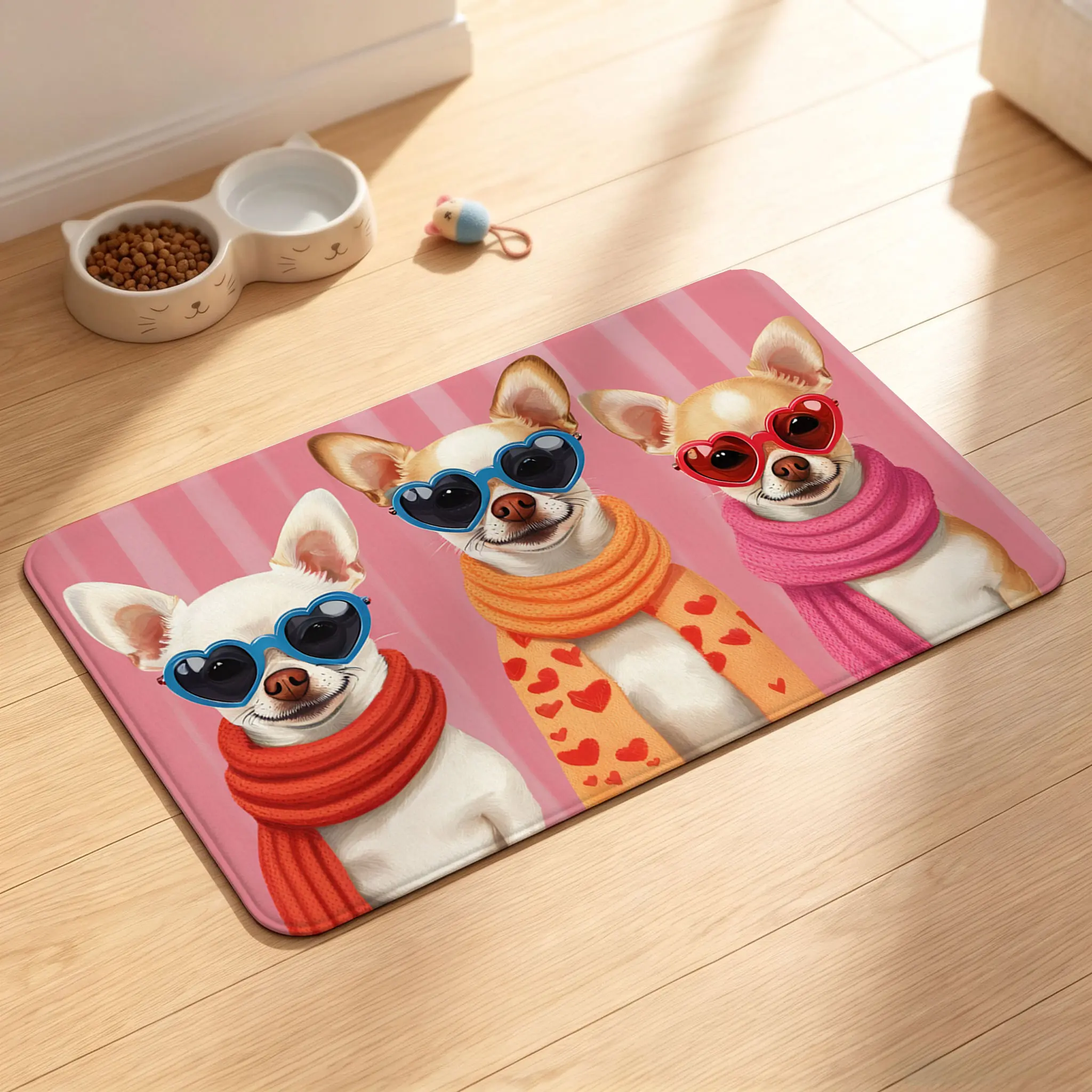 Pet PVC Mat - Waterproof, Non-Slip Base, Washable Soft Crate & Floor Cushion for Cats & Dogs