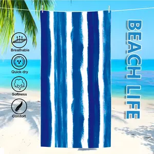 Oversized Terry Pool Beach Towel Blanket 30*60Inch Camping Travel Swim Towels Yoga Mat Bulk for Body, Women
