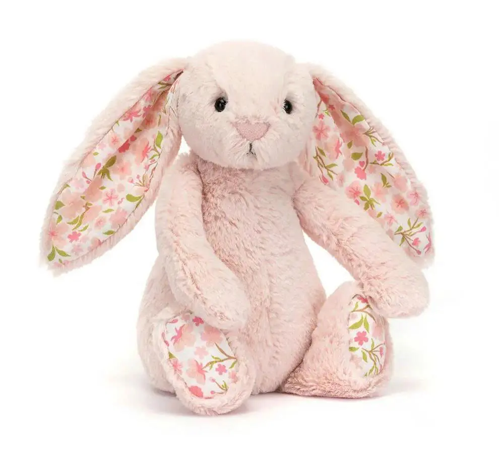 Official Jellycat Bashful Bunny Plush with Gift Bag & Bonus Gift – Super Soft Authentic Bunny Stuffed Animal for Kids & Collectors
