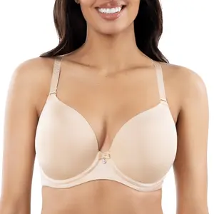 PARFAIT Elise P6270 Full-Busted Comfy Seamless Molded Padded Bra with Light Foam Contour Cups and Removable Straps - Everyday T-shirt Bra