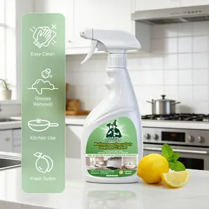 Clean Magician Lemon Degreaser Spray, Multi-Surface Kitchen Cleaner for Stove, Oven, Sink & Range Hood, 500 mL