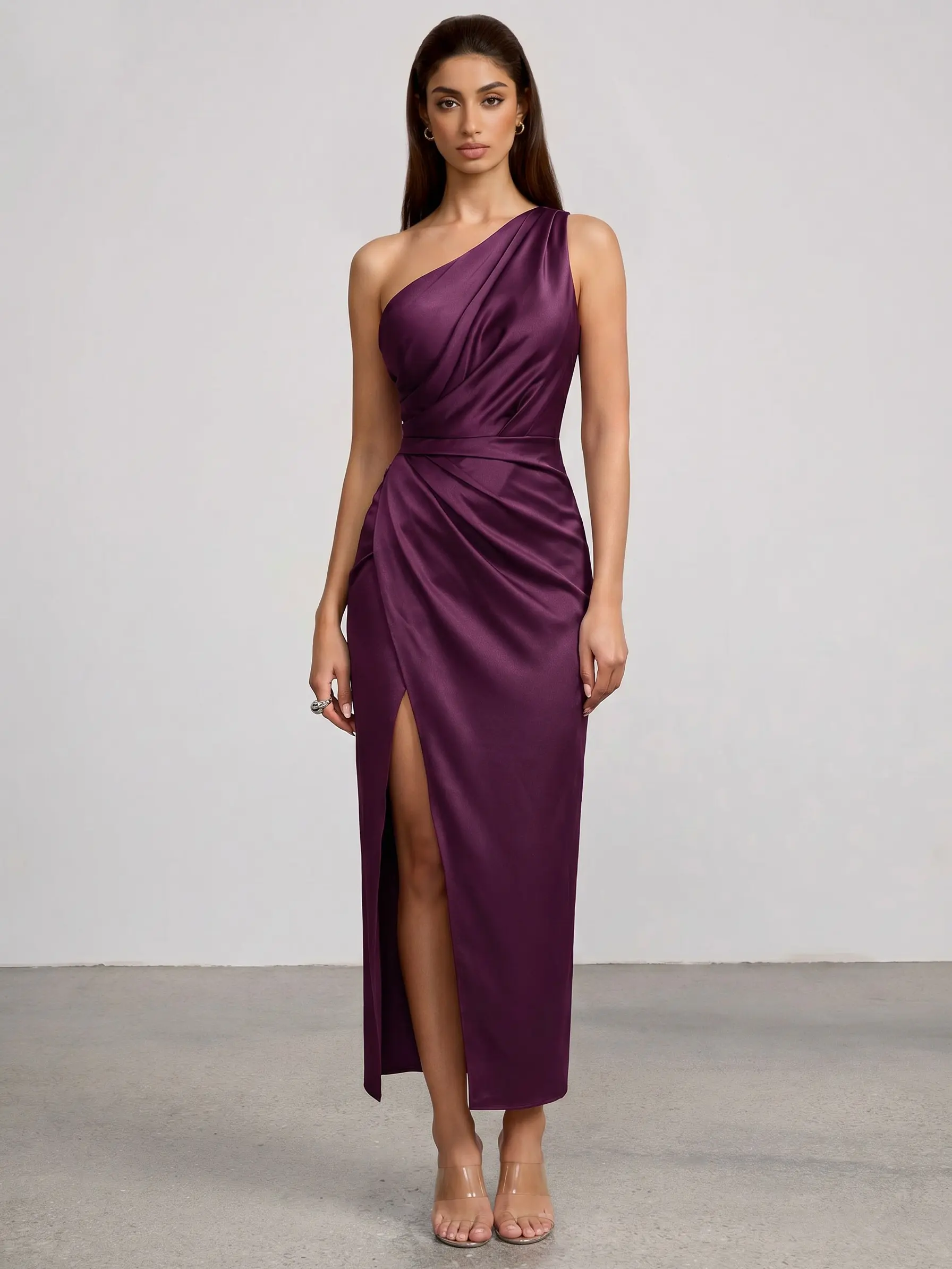 Meshki Keely Cotton Sleeveless Midi Dress - Wine - TikTok Shop