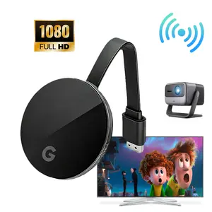 1080P wireless HDMI extender, Wireless Hdmi Transmitter Receiver, plug and play,supports computers/laptops to televisions, monitors, or projectors to stream HD videos, audio, and files, and works with AirPlay, Miracast, and DLNA standards