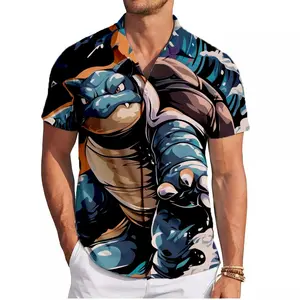 Blastoise PKM Hawaiian Shirt | Cool Summer Anime Vibes for Men & Fans