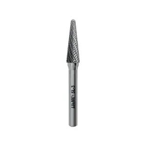 SL-3 Tungsten Carbide Burr Rotary File, Taper Shape Double Cut, 1pc Tool Accessories Vibration Reduction Durability