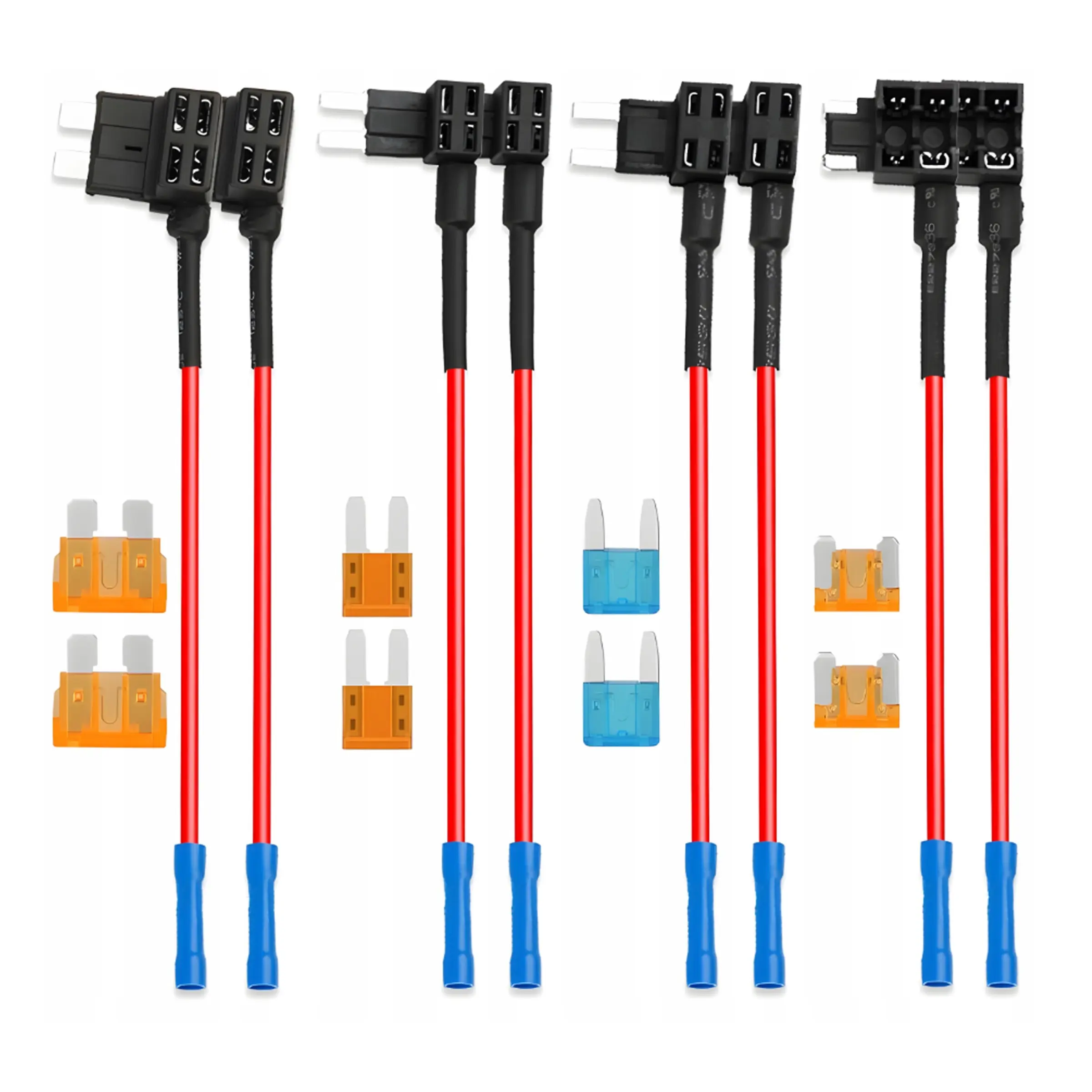 8pcs car fuse box circuit adapter,ATM blade fuse for car,van,motorcycle,rv,boat,truck,plastic materia, Automotive Replacement Parts, Car Accessories