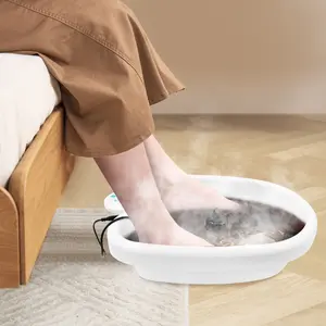 Foot Spa Pro | Foot Bath Basin Machine for Cramped Muscles, Aching Feet, Stimulates Blood Flow, & Hydrates Skin | Comes w/Measuring Spoon & 2*Ionic Spa Arrays (Foot Spa Pro) for Home Salon Spa Club White Father Son High School Graduation Gift
