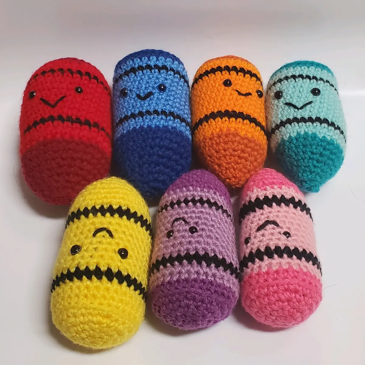 Crochet Chunky Crayons