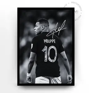 DICH-KylianMbappéSign Poster - Unframed #10012