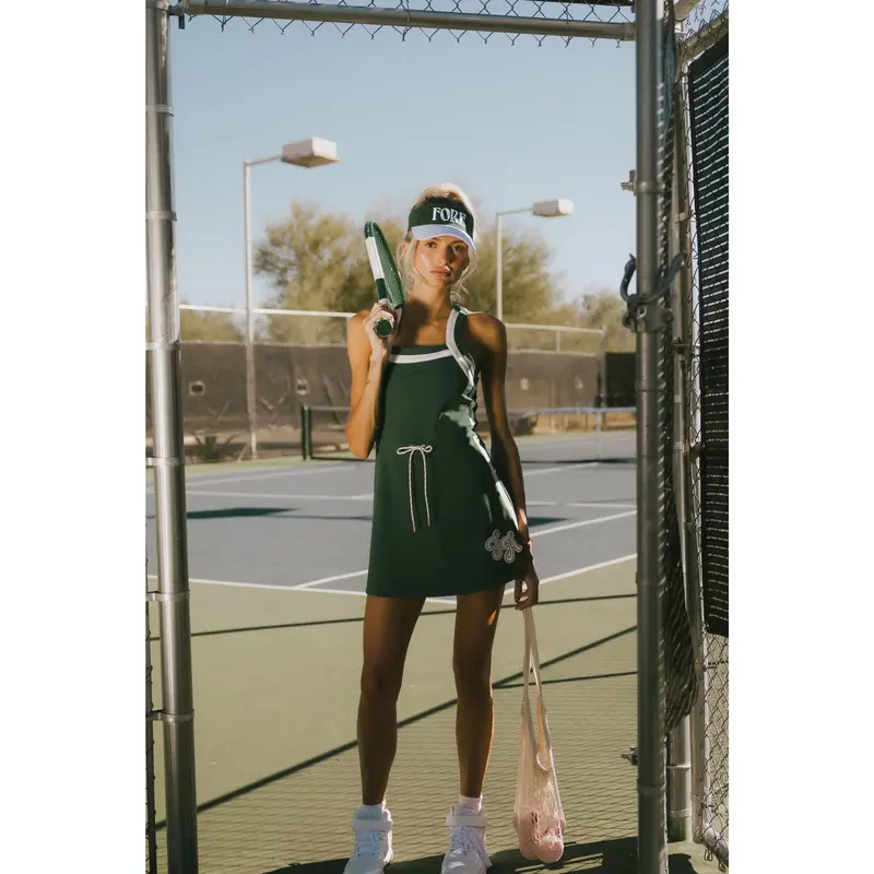 kelly green tennis dress Think About It Kelly Green Midi Dress – Shop the Mint
