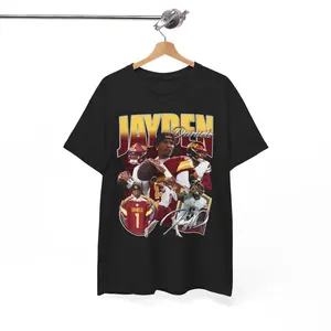 Jayden Daniels v1 Washington Sean Taylor Darrell Green Joey Theismann Clinton Portis Santana Moss Chris Cooley Robert Griffin lll  T-Shirt, Gift For Football Fan