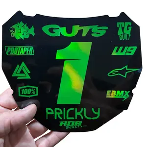 ODI Plate Decal — 11 Logo — Metalic Green