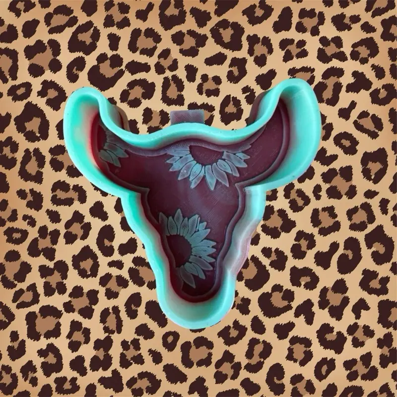 Sunflower Bull Freshie Mold Sunflower Bull Freshie Mold