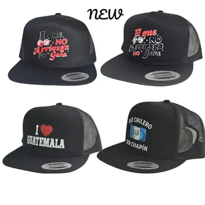 Classic 5-Panel Trucker | High-Profile Flat Bill Snapback | OSFM | With different phrases