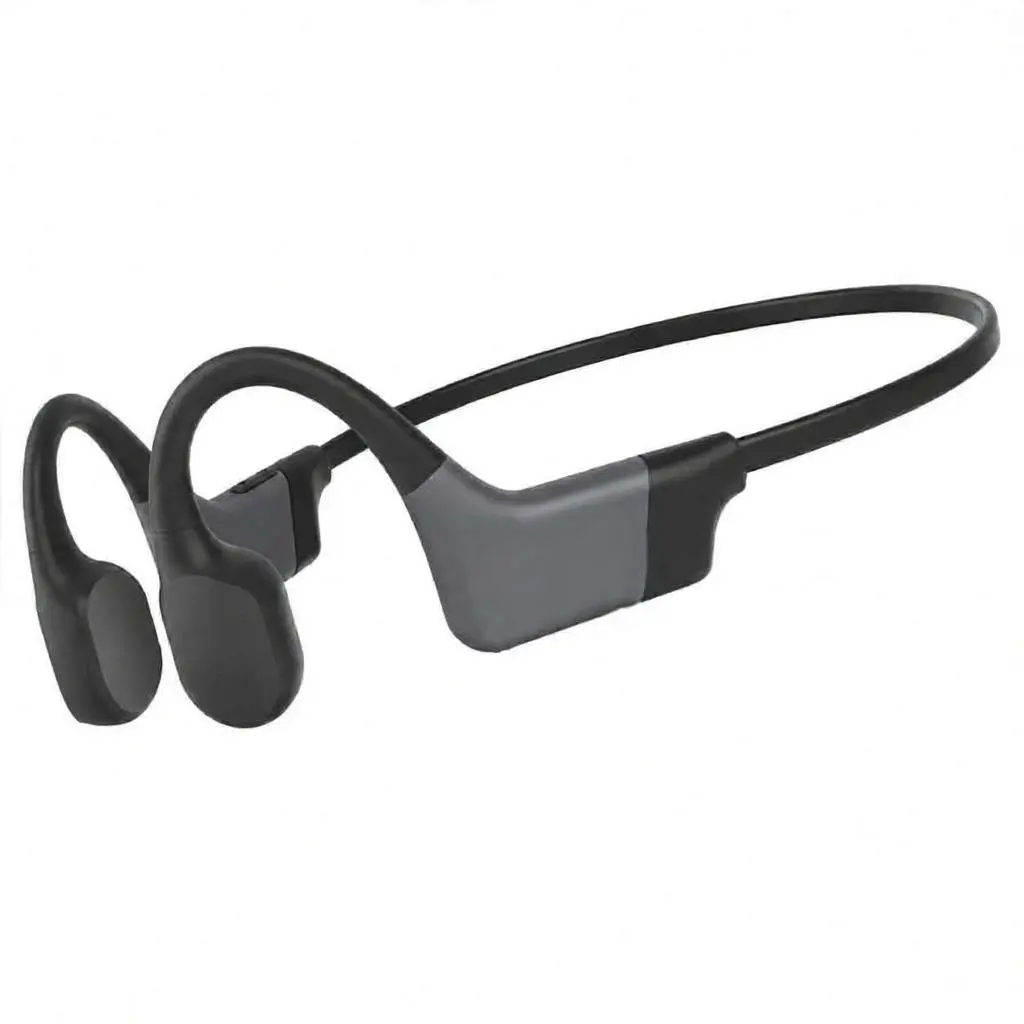 Wireless Bone Conduction Open-Ear Electronic Bluetooth 5.4 Headphones, Waterproof Audio Earbuds with Deep Bass, Secure Fit for Gym/Cycling, Sweat-Resistant, Portable Hifi Stereo New Design, Upgraded Version pro device